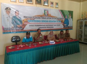 Lomba Gotong Royong 2018, Tim DPMPP Pringsewu Gelar Penilaian Di Tunggul Pawenang