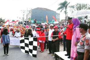 PAWAI BUDAYA HUT RI KE-74 DI KECAMATAN PAGELARAN