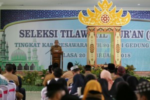 Eriawan Buka STQ 2018 Tingkat Kabupaten Pesawaran