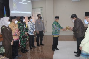 Bupati Pringsewu Lepas Kafilah Pringsewu ke MTQ Provinsi Lampung 2021.