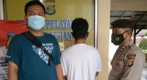 Polsek Kota Agung Tangkap Pelaku Curanmor di Kelurahan Pasar Madang