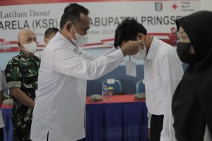 PMI Pringsewu Gelar Diklatsar Korps Suka Rela