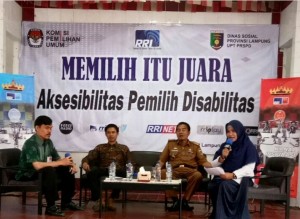 Tempat Pemungutan Suara (TPS) Harus Ramah Difable