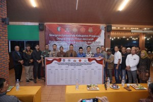 Penandatanganan Komitmen Bersama Pemilu dan Pilkada Damai 2024 Kabupaten Pringsewu