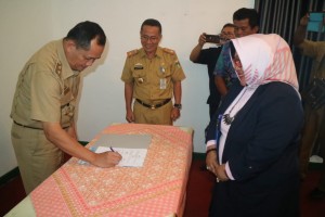 Pemkab Tanggamus dan Balai Besar POM Lampung Teken MoU