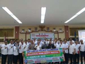 Pemkab Pesawaran Gelar Rakor Persiapan Millenial Road Safety Festival 2019