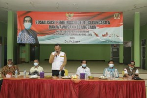 Sosialisasi Ideologi Pancasila dan Wawasan Kebangsaan Pekon Waringinsari