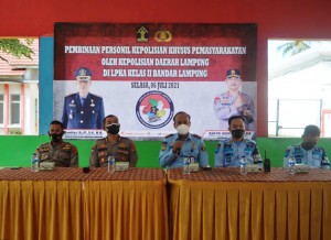 Petugas Pengamanan LPKA Bandar Lampung Ikuti Pelatihan Polsuspas.