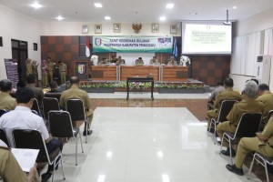 Pemkab Pringsewu Gelar Rakor Bulanan Perdana Tahun 2019