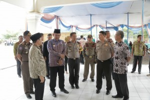 Fauzi Tinjau Pelaksanaan Tes CPNS Pringsewu