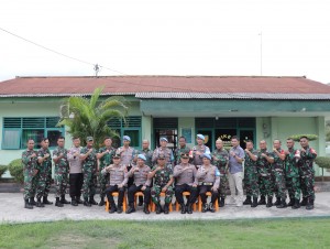 Sinergi TNI-Polri  Propam Polres Pringsewu Kunjungi Koramil Gadingrejo