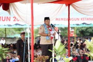 Gubernur Arinal Pimpin Apel Besar Hari Pramuka Tingkat Daerah Lampung