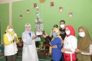 Kabupaten Pringsewu Pelaksana Terbaik Pertama Lomba Kesrak PKK-KKBPK-Kesehatan Provinsi Lampung.