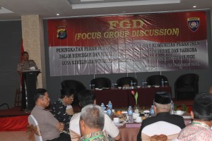 Polda Lampung Bersama Polres Pringsewu Gelar FGD Peningkatan Peran Masyarakat