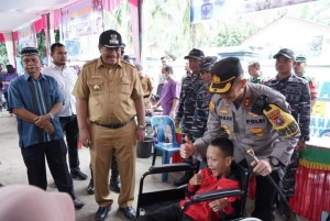 Sambut HUT TNI, Wabup dan Forkopimda Tinjau pelaksanaan Karya Bakti Lanal Tb/AS