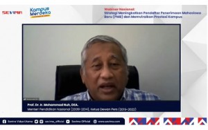 Mantan Menteri Pendidikan Prof Mohammad Nuh :  Jangan Jadi Kampus Stunting !