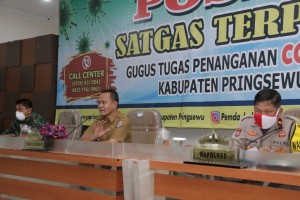 Pemkab Pringsewu-Kodim 0424 Gelar Ratas Persiapan TMMD Ke-108