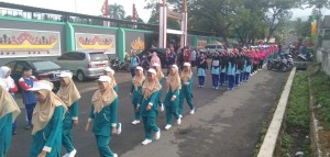 Meriahkan HUT RI, Kecamatan Kota Agung Gelar Lomba Gerak Jalan