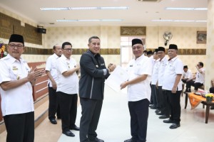 Dendi Serahkan 13 SK DRD Pesawaran