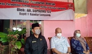 Cegah Corona, AR. Suparno Sosper AKB di Kelurahan Segalaminder