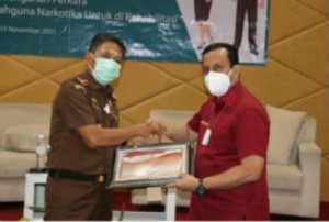 Kejati Lampung Terima Penghargaan Atas Keberhasilan Implementasikan Pedoman Jaksa Agung.