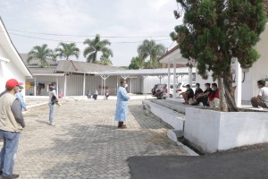 Wabup Pringsewu Kunjungi Rumah Singgah Covid-19