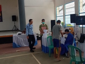 Vaksinasi Tahap Dua WBP Lapas Kota Agung