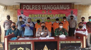 Gelar Konferensi Pers, Polres Tanggamus Ungkap Kasus C3