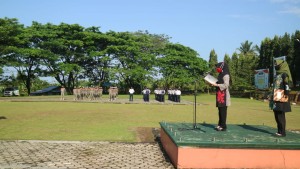 Pemkab Tanggamus Gelar Apel Siaga Pengawasan dan Penegakan Hukum Disiplin Protokol Kesehatan.