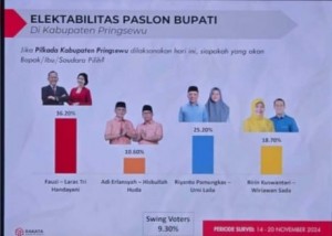 Pasangan Fauzi Laras Unggul Dalam Survei Di Hari Terakhir Kampanye