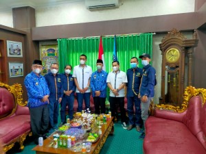 Audiensi PWI Provinsi Lampung Dengan Bupati Pringsewu