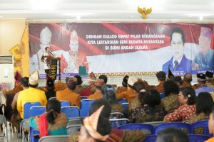 Zulkifli Anwar Dialog Empat Pilar dan Pentas Seni Budaya Nusantara di Pesawaran