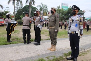 Tanda Dimulai Operasi Zebra Krakatau 2021, Polres Pringsewu Apel Gelar Pasukan