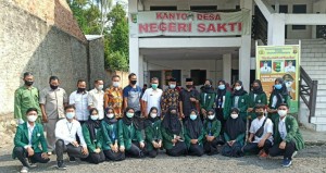 20 Mahasiswa UIN Raden Intan Lampung Selesai KKN Di Desa Negeri Sakti.