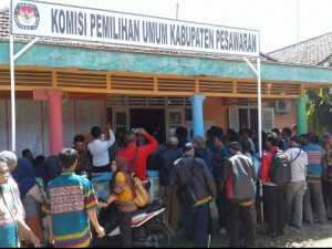 PPK dan PPS se-Pesawaran Tuntut Kejelasan Penggunaan Anggaran KPU