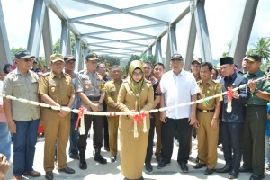 Bupati Tanggamus resmikan Jembatan Senilai 15 Milyar Rupiah