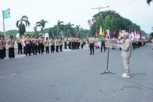 Bupati Asahan Lepas Kirab Tangkal Napza Kwarda Sumut 2022 dari Kabupaten Asahan